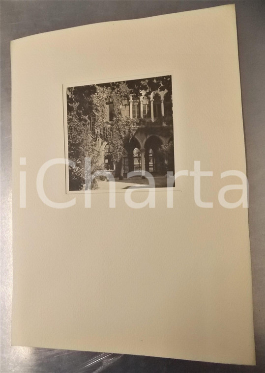 1935 VENEZIA Cortile di un palazzo *Foto VINTAGE con passepartout 24x34 cm