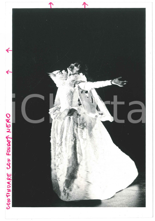 1985 PARIS Théâtre de Chaillot - Jany GASTALDI in "Hernani" *Foto 15x22 cm