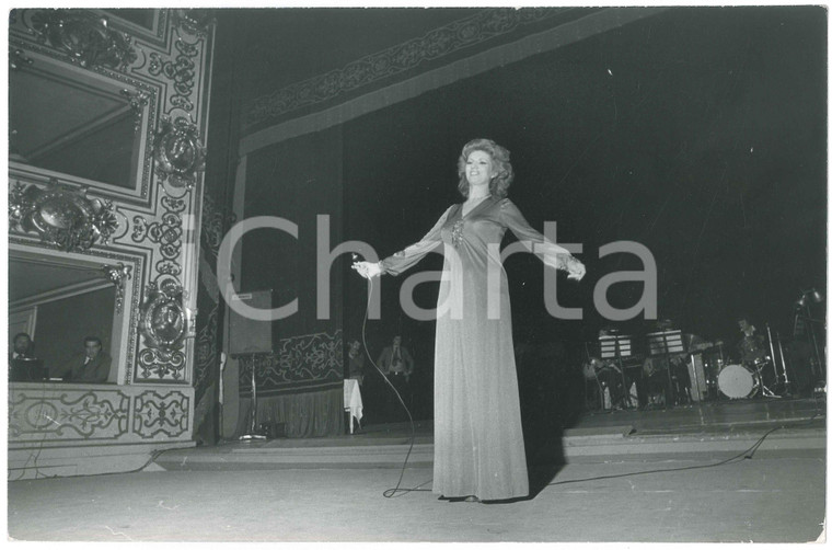 1973 PARMA TEATRO REGIO Iva ZANICCHI in concerto - Foto 30x20 cm