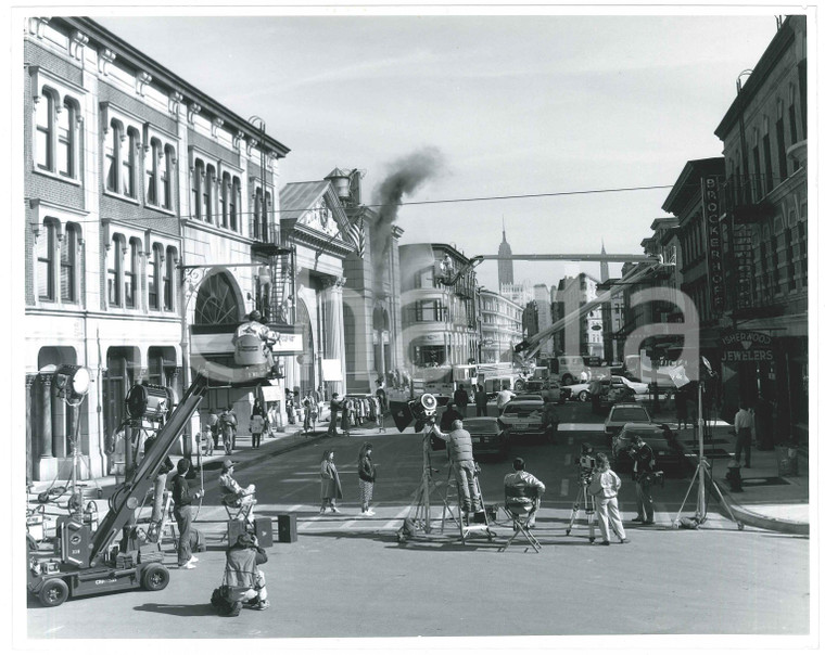 1989 DISNEY - MGM STUDIOS Movie shooting on New York set - Photo 25x20 cm