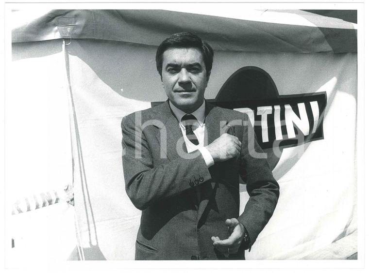 1985 ca MILANO Giorgio MARTINI Amministratore MARTINI & ROSSI Foto 24x18 cm