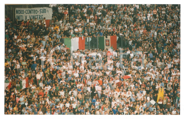 1997 ROMA Calcio ITALIA - INGHILTERRA (0-0) Tifosi italiani - Foto 20x12 cm (3)