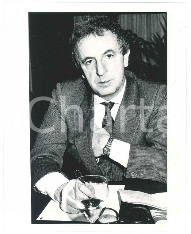 1985 ca DEMOCRAZIA CRISTIANA Marcello DI TONDO Ritratto - Foto 18x24 cm (1)