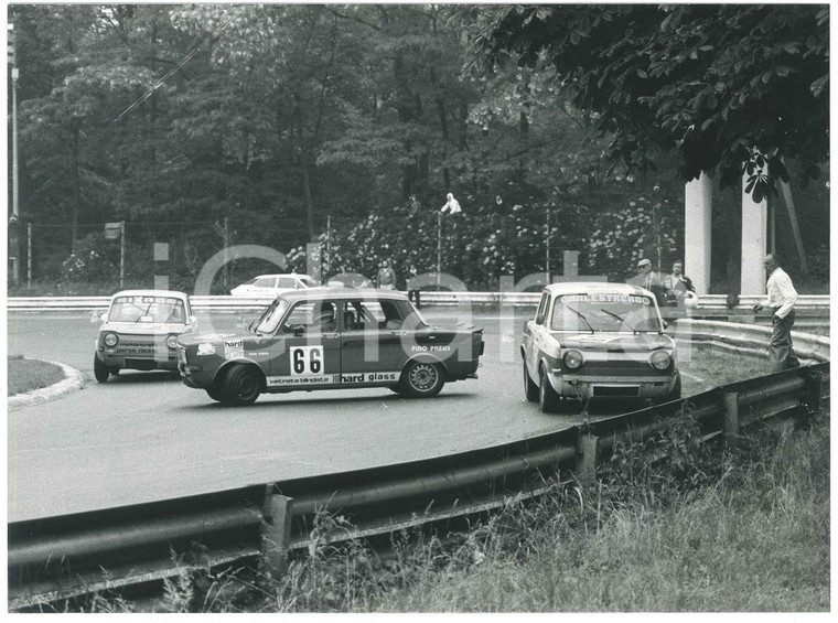1980 ca MONZA RALLY SHOW Auto durante la gara - Fotografia 24x18 cm