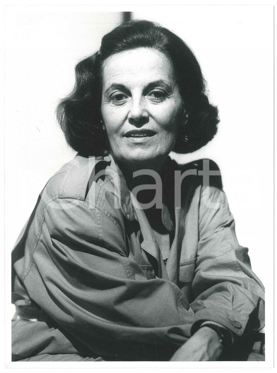 1985 ca ITALIA - COSTUME Gina LAGORIO Ritratto della scrittrice - Foto 18x24 cm