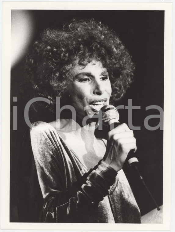 1985 ca ITALIA MUSICA - Ornella VANONI Ritratto della cantante - Foto 18x24 (1)