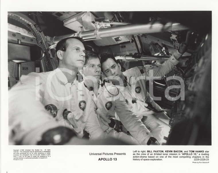 1995 CINEMA "Apollo 13" - Tom HANKS Bill PAXTON Kevin BACON - Foto 25x20 cm