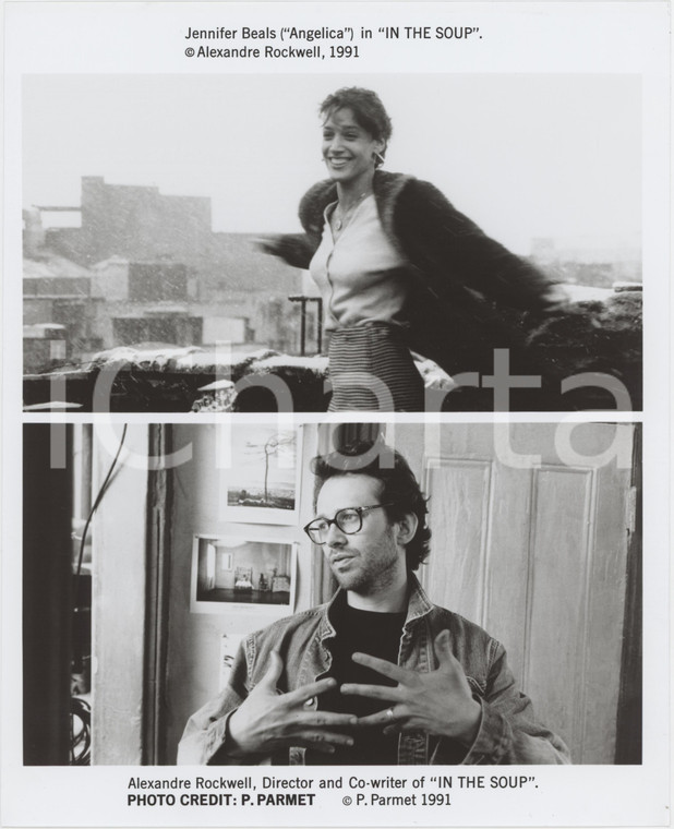 1992 CINEMA "In the Soup" - Jennifer BEALS Alexandre ROCKWELL - Foto 20x25 cm