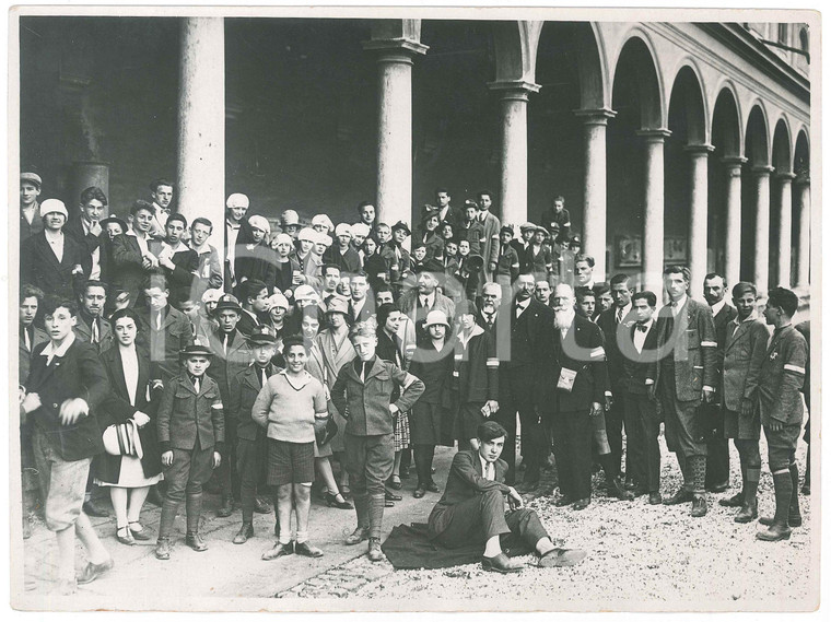 1927 ROMA Terme di Diocleziano - Gruppo escursionisti patrioti friulani *Foto