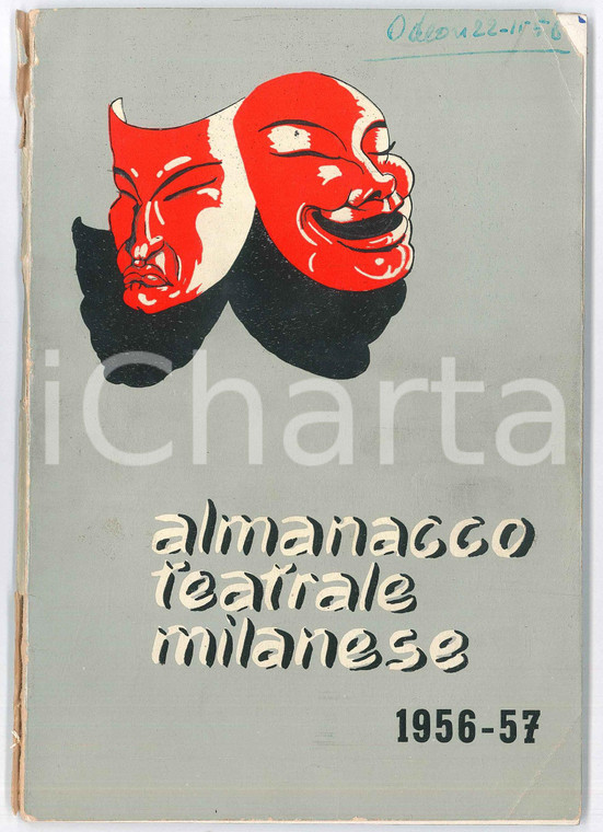 1956-57 ALMANACCO TEATRALE MILANESE I teatri di Milano *Pubblicazione ARIMINUM