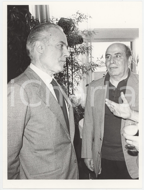 1985 ca ITALIA - COSTUME Lelio LAGORIO Carmine CIANFARANI Foto 18x24 cm
