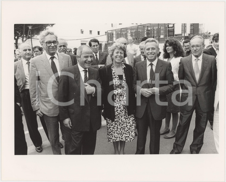 1985 ca DEMOCRAZIA CRISTIANA Luigi GRANELLI con la moglie Adriana - Foto 25x20