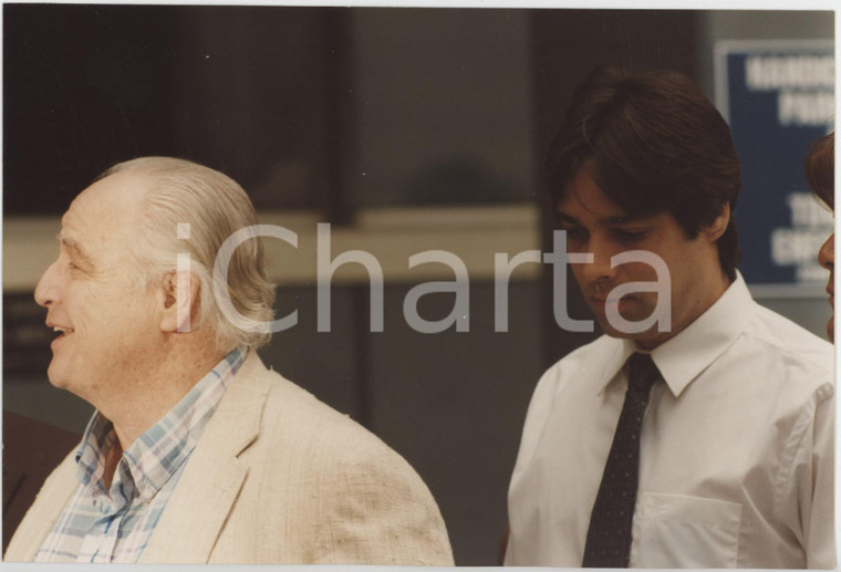 1990 LOS ANGELES COUNTY JAIL Marlon BRANDO with son Christian - Foto 15x10 (2)