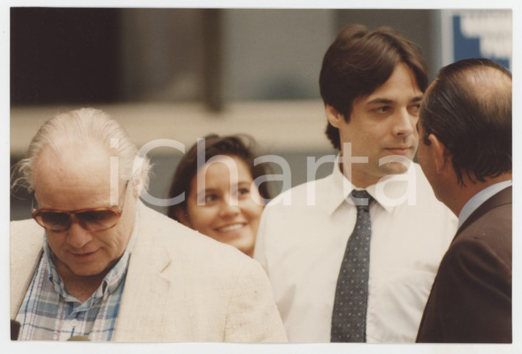 1990 LOS ANGELES COUNTY JAIL Marlon BRANDO with son Christian - Foto 15x10 (1)