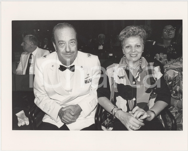 1985 ca ESERCITO ITALIANO Generale Ciro DI MARTINO con la moglie - Foto 25x20 cm