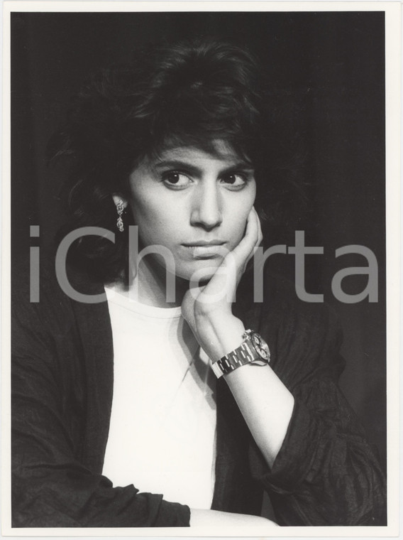 1985 ca ITALIA - CINEMA Jo CHAMPA Ritratto dell'attrice - Foto 18x24 cm