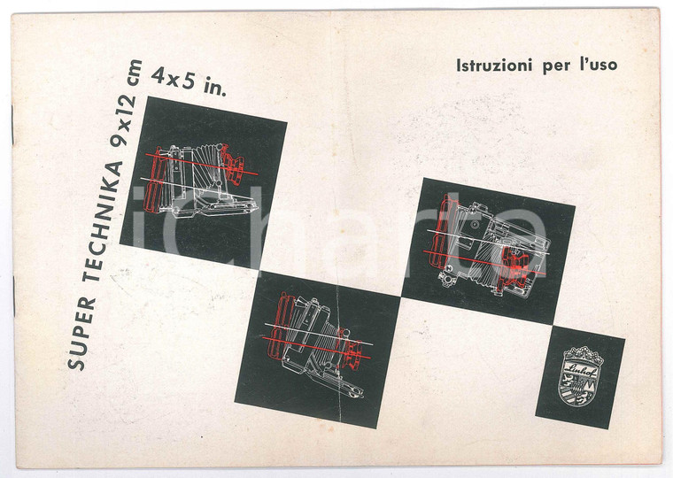 1961 FOTOGRAFIA - SIXTA MILANO - Macchina Super Technika *Istruzioni 15 pp.