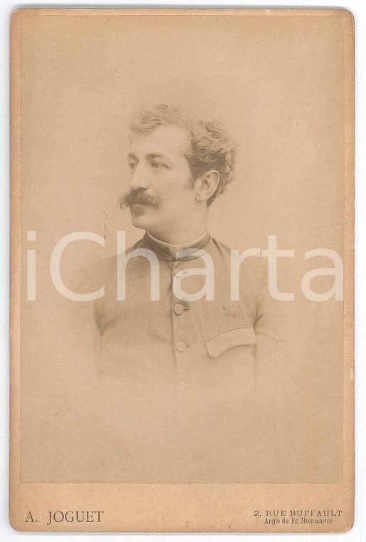 1900 ca PARIS ARMEE DE TERRE Soldat - Photo A. JOGUET 11x16 cm