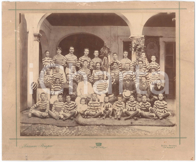 1910 ca BUSTO ARSIZIO - GINNASTICA - PRO PATRIA - Gruppo giovanile *Foto BASSANI