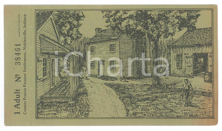 1976 NOBLESVILLE (INDIANA) Conner Prairie Pioneer Settlement - Ticket