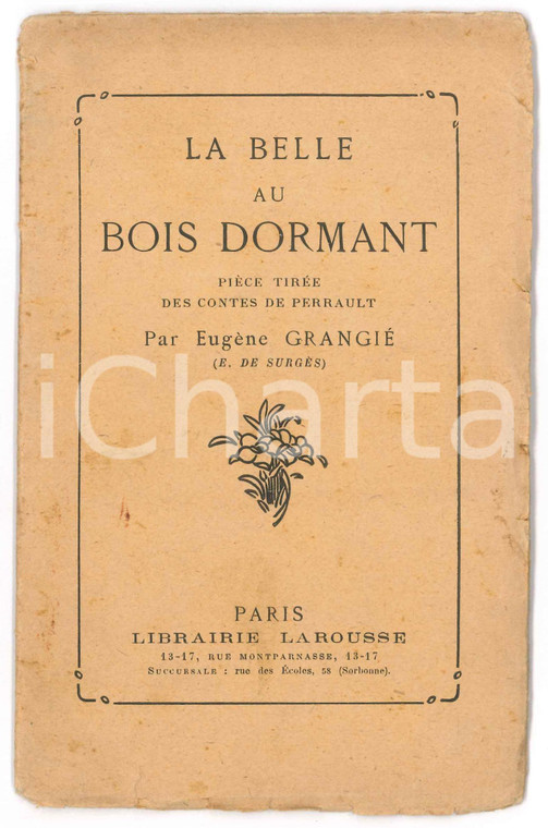 1910 ca Eugène GRANGIE' La belle au bois dormant - Dessins Fernand Fau *LAROUSSE