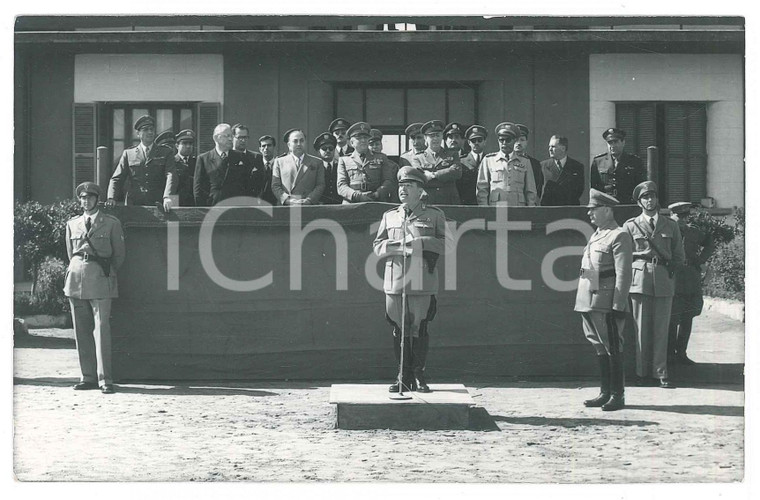 1950 ca NETTUNO (RM) Cerimonia militare - Foto BARATTONI 14x9 cm