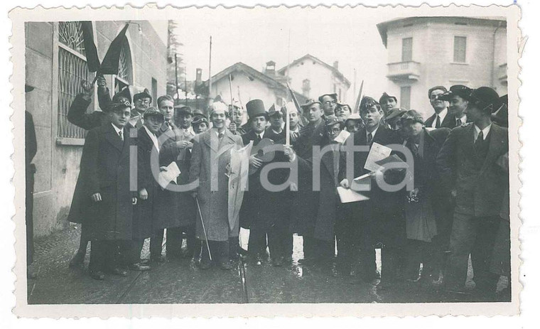 1933 GOLIARDIA - FUCI - CANTU' - Studenti ai Ludi Matricolari *Foto 11x6 cm