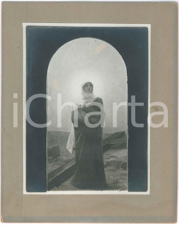 1930 ca Artista Vespasiano BIGNAMI "La madre del Redentore" - Foto del quadro