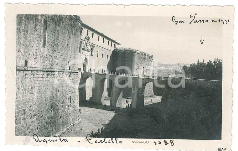 1935 L'AQUILA Forte spagnolo - Castello cinquecentesco - Foto 11x7 cm