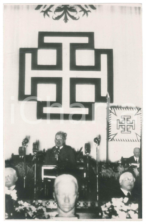 1938 WIEN (AUSTRIA) Discorso cancelliere Kurt von SCHUSCHNIGG al Bundestag (2)