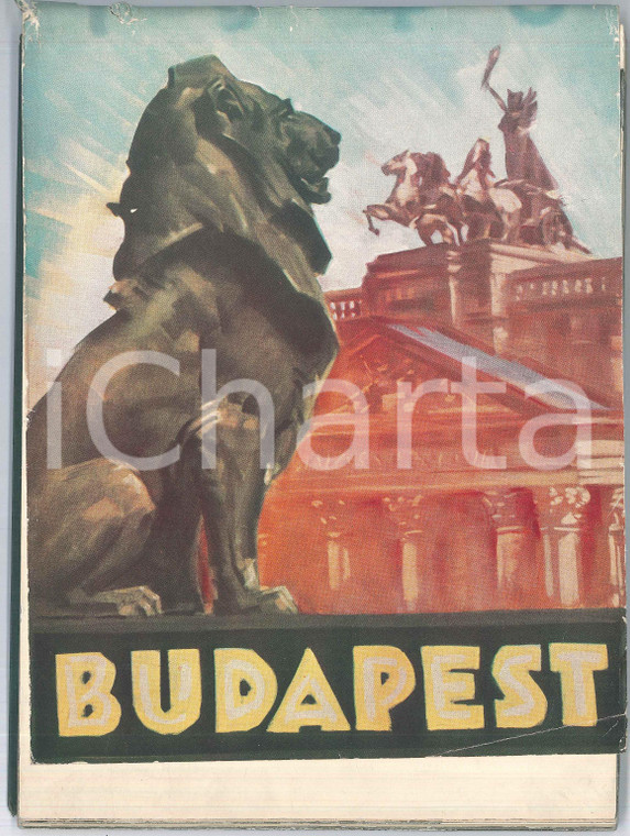 1940 BUDAPEST - UNGHERIA Calendario settimanale - Ufficio Turistico di Budapest