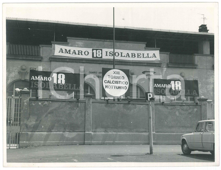 1960 MILANO Campo sportivo "Enrico Cappelli" Torneo calcistico notturno - Foto