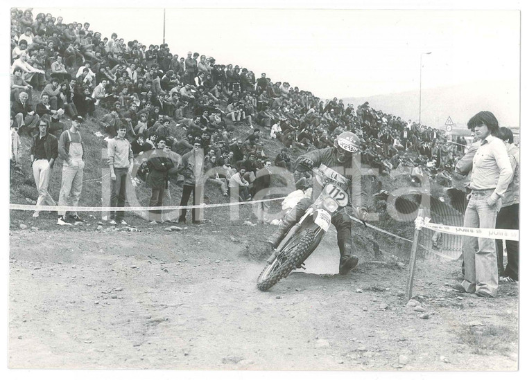 1981 NEMBRO Campionato italiano MOTOCROSS Derapata con pubblico - Foto 18x12 cm
