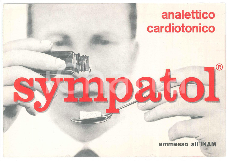 1960 ca FARMACEUTICA FIRENZE - BOEHRINGER - SYMPATOL cardiotonico *Pubblicità