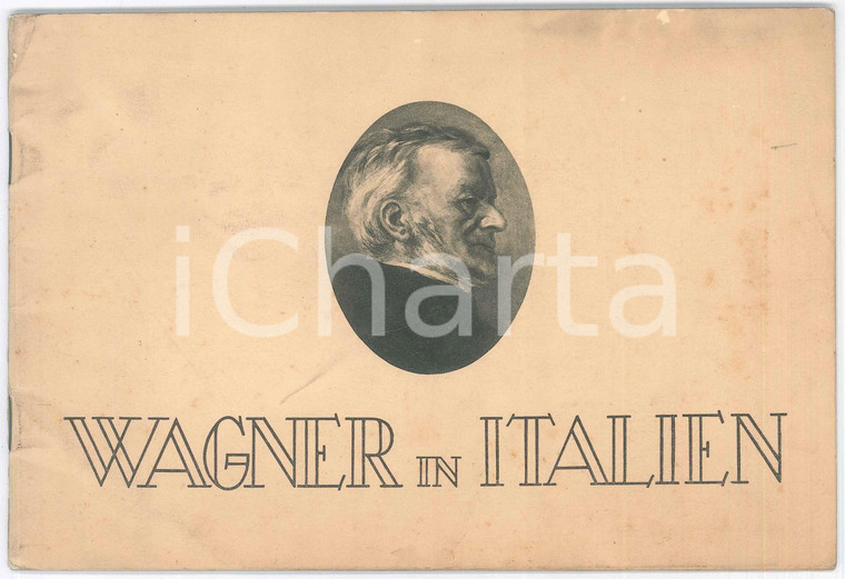 1933 ENIT - FERROVIE - WAGNER in Italien - ILLUSTRATED booklet Deutsch *30 pp.