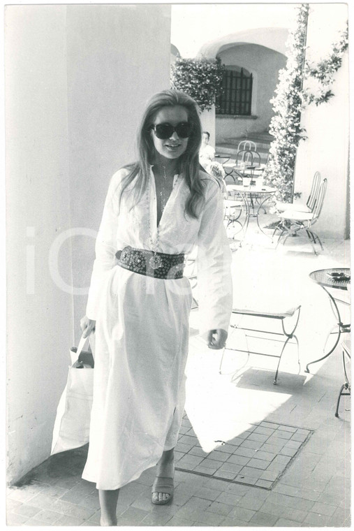 1970 ca ITALIA - COSTUME Catherine SPAAK Ritratto dell'attrice - Foto 20x30 cm