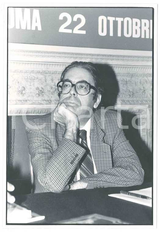 1990 ITALIA SINDACATI Sergio TRASATTI - Conferenza stampa - Ritratto (2) Foto