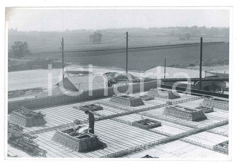 1958 (?) GINEVRA Costruzione del CERN - Cantiere - Foto 15x10 cm (1)