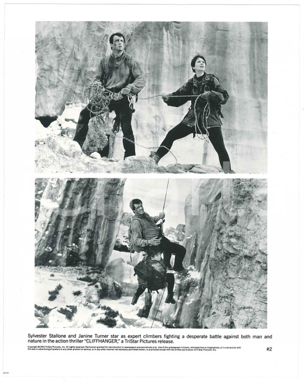 1993 CINEMA Film Cliffhanger"- Sylvester STALLONE Janine TURNER *Foto"