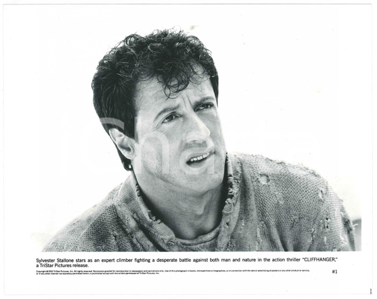 1993 CINEMA Film "Cliffhanger" - Sylvester STALLONE *Fotografia 26x20 cm