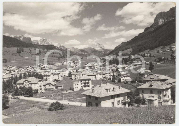 1961 MOENA - VAL DI FASSA Panorama del paese - Cartolina FG VG