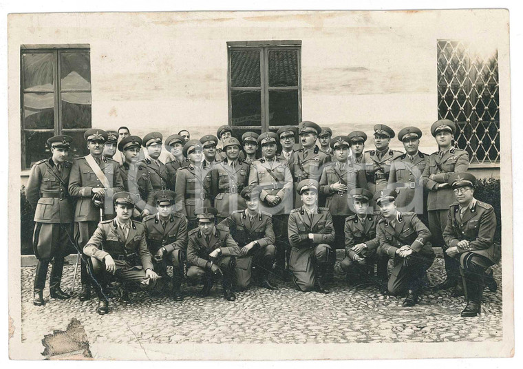 1935 ca TORINO - REGIO ESERCITO - Ufficiali reparti misti *Foto di gruppo 18x13