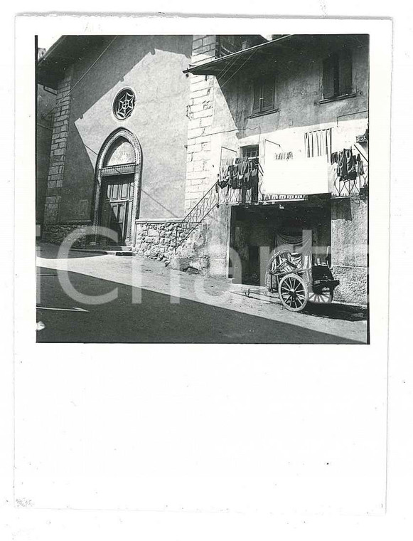 1970 ca BIENNO (BS) Chiesa di SANTA MARIA (2) Foto Fausto SCHENA 6x8 cm