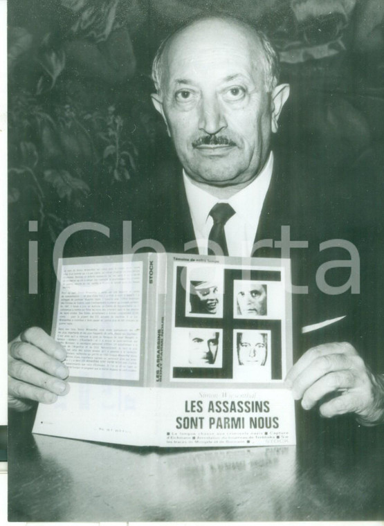 1970 Simon WIESENTHAL "Cacciatore di Nazisti" presenta il suo libro - Foto