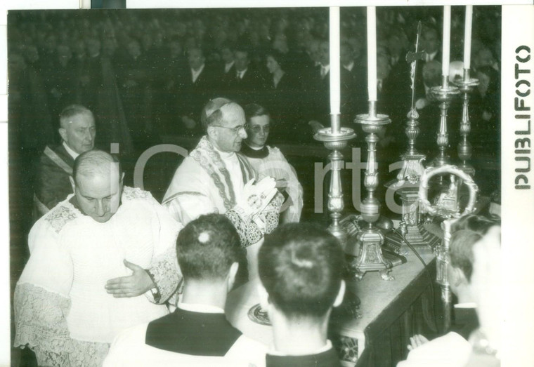 1954 CITTÀ DEL VATICANO Consacrazione episcopale di mons. Giovanni MONTINI *Foto