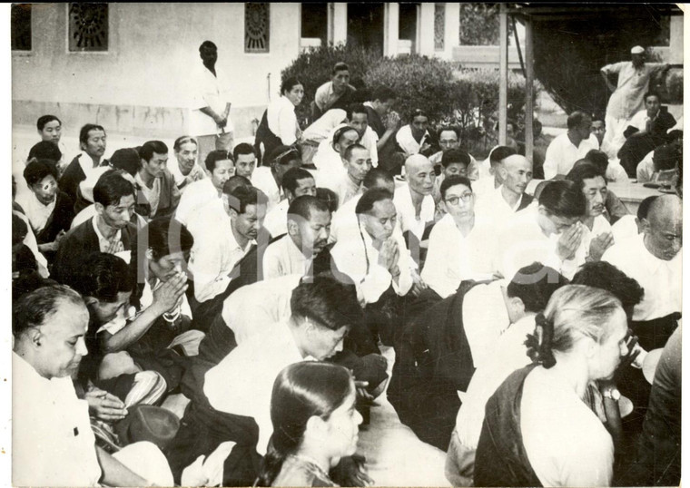 1959 NEW DELHI Manifestazione contro l'azione cinese in Tibet - Foto 18x13