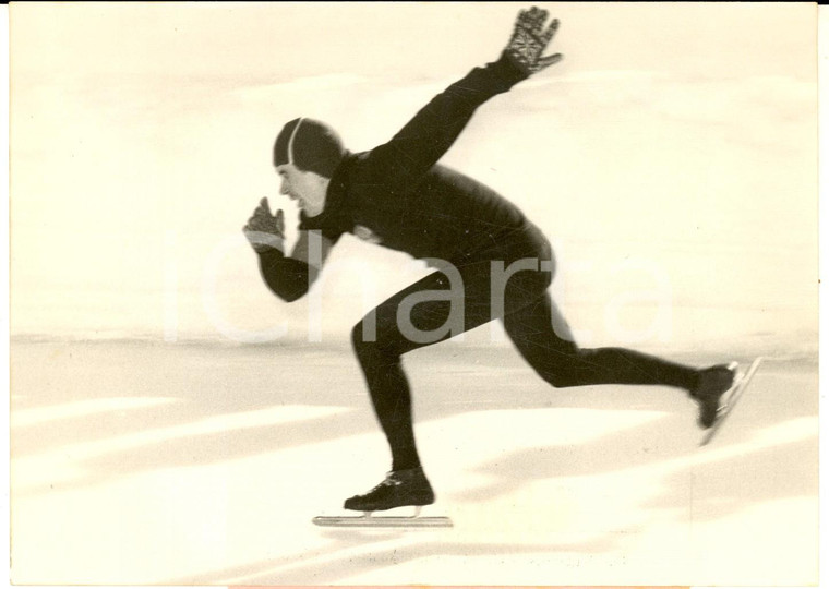 1954 DAVOS Pattinaggio di velocità - Boris SHILKOV nella gara 5000 m - Foto