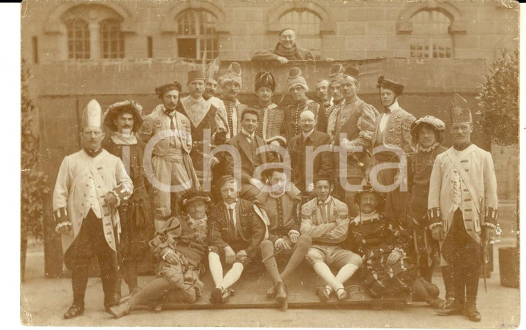 1920 ca GERMANIA Teatro amatoriale - Attori in costume storico - Foto CURIOSA
