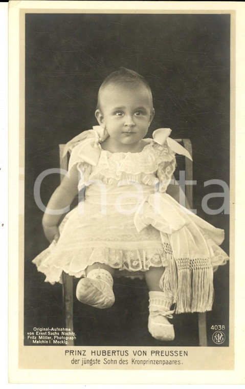 1910 GERMANY Prinz Hubertus VON PREUSSEN der jüngste Sohn - VINTAGE Postcard
