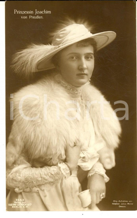1916 GERMANY Ritratto della principessa Maria Augusta di Anhalt - Cartolina 